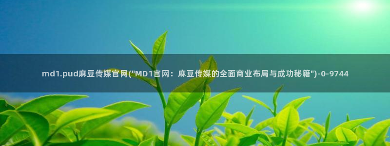 麻豆 最新最新：md1.pud麻豆传媒官网(\
