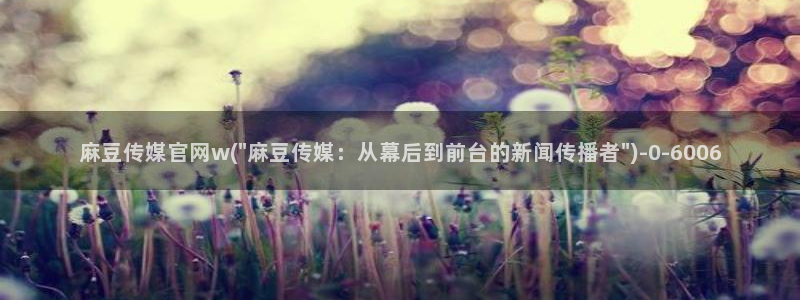 麻豆视频精选页面