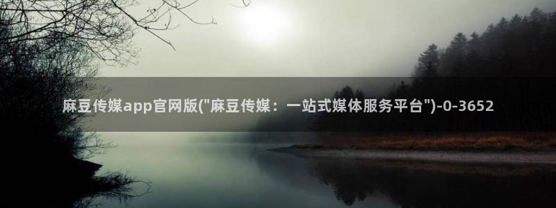 麻豆视频内容在线看